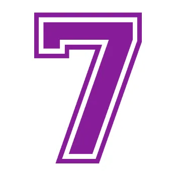 Polep vozidla Startovní číslo 7 typ 4 (14 - fialová) SAMOLEPKA NA AUTO, NÁLEPKA, FÓLIE, POLEP, TUNING, VLASTNÍ TEXT, TISK, AUTOSAMOLEPKY.cz, POLEPY, OBRÁZEK, LOGO, 3D STICKERS