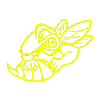 Samolepicí dekorace na vozidlo Vosa levá (70 - Fluorescentní žlutá) SAMOLEPKA NA AUTO, NÁLEPKA, FÓLIE, POLEP, TUNING, VLASTNÍ TEXT, TISK, AUTOSAMOLEPKY.cz, POLEPY, OBRÁZEK, LOGO, 3D STICKERS