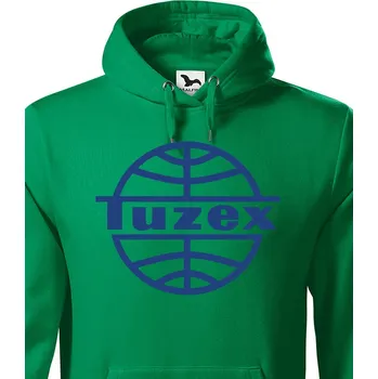 Pánská mikina Pánská mikina s potiskem Tuzex, Barva Zelená, Velikost M, Canvas Pánská mikina Bezvatriko.cz 0436