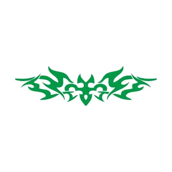 Polep vozidla Tetování 184 (12 - zelená) SAMOLEPKA NA AUTO, NÁLEPKA, FÓLIE, POLEP, TUNING, VLASTNÍ TEXT, TISK, AUTOSAMOLEPKY.cz, POLEPY, OBRÁZEK, LOGO, 3D STICKERS