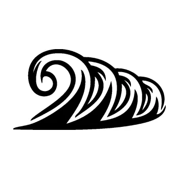 Samolepící dekorace SAMOLEPKA Vlny 006 pravá moře (01 - černá) NA AUTO, NÁLEPKA, FÓLIE, POLEP, TUNING, VLASTNÍ TEXT, TISK, AUTOSAMOLEPKY.cz, POLEPY, OBRÁZEK, LOGO, SAMOLEPKY