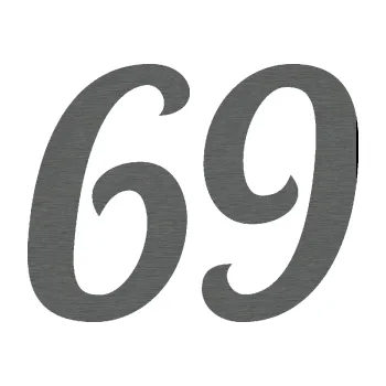 Polep vozidla Startovní číslo 69 typ 3 (62 - škrábaný titan) SAMOLEPKA NA AUTO, NÁLEPKA, FÓLIE, POLEP, TUNING, VLASTNÍ TEXT, TISK, AUTOSAMOLEPKY.cz, POLEPY, OBRÁZEK, LOGO, 3D STICKERS