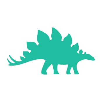 Samolepící dekorace Stegosaurus 001 pravá (25 - tyrkysová) SAMOLEPKA NA AUTO, NÁLEPKA, FÓLIE, POLEP, TUNING, VLASTNÍ TEXT, TISK, AUTOSAMOLEPKY.cz, POLEPY, OBRÁZEK, LOGO, 3D STICKERS