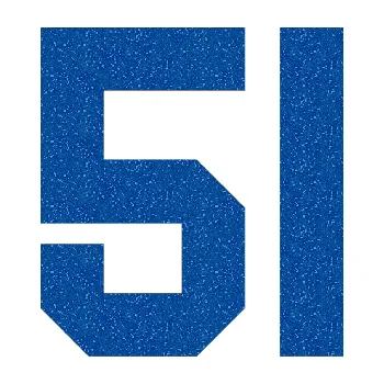 Polep vozidla Startovní číslo 51 (88 - Ultra Metalic modrá) SAMOLEPKA NA AUTO, NÁLEPKA, FÓLIE, POLEP, TUNING, VLASTNÍ TEXT, TISK, AUTOSAMOLEPKY.cz, POLEPY, OBRÁZEK, LOGO, 3D STICKERS