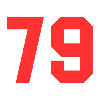 Polep vozidla Startovní číslo 79 (02 - světle červená) SAMOLEPKA NA AUTO, NÁLEPKA, FÓLIE, POLEP, TUNING, VLASTNÍ TEXT, TISK, AUTOSAMOLEPKY.cz, POLEPY, OBRÁZEK, LOGO, 3D STICKERS