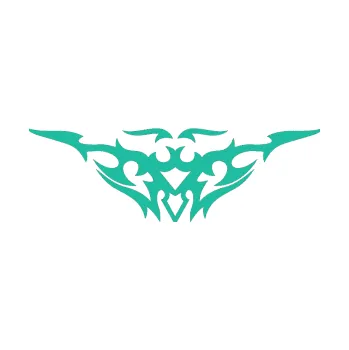 Polep vozidla Tetování 002 (25 - tyrkysová) SAMOLEPKA NA AUTO, NÁLEPKA, FÓLIE, POLEP, TUNING, VLASTNÍ TEXT, TISK, AUTOSAMOLEPKY.cz, POLEPY, OBRÁZEK, LOGO, 3D STICKERS