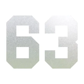 Polep vozidla Startovní číslo 63 (60 - pískované sklo) SAMOLEPKA NA AUTO, NÁLEPKA, FÓLIE, POLEP, TUNING, VLASTNÍ TEXT, TISK, AUTOSAMOLEPKY.cz, POLEPY, OBRÁZEK, LOGO, 3D STICKERS