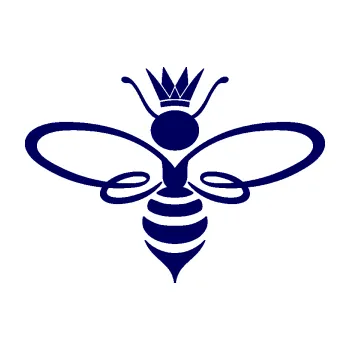 Samolepící dekorace SAMOLEPKA Včela 004 královna (23 - tmavě modrá) NA AUTO, NÁLEPKA, FÓLIE, POLEP, TUNING, VLASTNÍ TEXT, TISK, AUTOSAMOLEPKY.cz, POLEPY, OBRÁZEK, LOGO, SAMOLEPKY