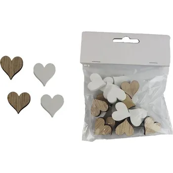 Velikonoční dekorace Dekorace srdce, 24 ks D6130