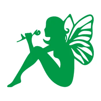 Samolepící dekorace SAMOLEPKA Víla 001 levá (12 - zelená) NA AUTO, NÁLEPKA, FÓLIE, POLEP, TUNING, VLASTNÍ TEXT, TISK, AUTOSAMOLEPKY.cz, POLEPY, OBRÁZEK, LOGO, SAMOLEPKY