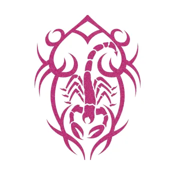 Polep vozidla Štír 013 levá (90 - Ultra Metalic růžová) SAMOLEPKA NA AUTO, NÁLEPKA, FÓLIE, POLEP, TUNING, VLASTNÍ TEXT, TISK, AUTOSAMOLEPKY.cz, POLEPY, OBRÁZEK, LOGO, 3D STICKERS