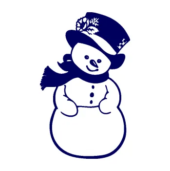 Samolepící dekorace SAMOLEPKA Sněhulák 003 pravá (23 - tmavě modrá) NA AUTO, NÁLEPKA, FÓLIE, POLEP, TUNING, VLASTNÍ TEXT, TISK, AUTOSAMOLEPKY.cz, POLEPY, OBRÁZEK, LOGO, SAMOLEPKY