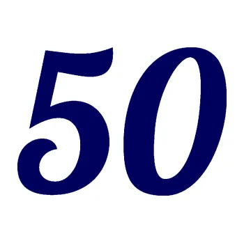 Polep vozidla Startovní číslo 50 typ 3 (23 - tmavě modrá) SAMOLEPKA NA AUTO, NÁLEPKA, FÓLIE, POLEP, TUNING, VLASTNÍ TEXT, TISK, AUTOSAMOLEPKY.cz, POLEPY, OBRÁZEK, LOGO, 3D STICKERS