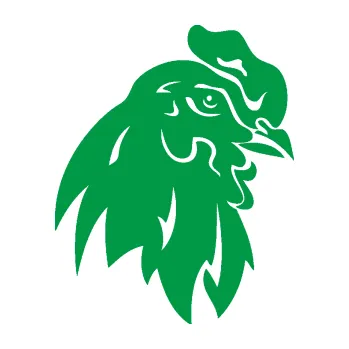 Samolepící dekorace SAMOLEPKA Slepička 001 pravá hlava (12 - zelená) NA AUTO, NÁLEPKA, FÓLIE, POLEP, TUNING, VLASTNÍ TEXT, TISK, AUTOSAMOLEPKY.cz, POLEPY, OBRÁZEK, LOGO, SAMOLEPKY