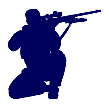 Samolepící dekorace SAMOLEPKA Voják 010 pravá sniper (23 - tmavě modrá) NA AUTO, NÁLEPKA, FÓLIE, POLEP, TUNING, VLASTNÍ TEXT, TISK, AUTOSAMOLEPKY.cz, POLEPY, OBRÁZEK, LOGO, SAMOLEPKY
