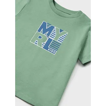 Chlapecké tričko Mayoral 106 Velikost: 9 měsíců, barva: olivová