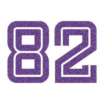 Polep vozidla SAMOLEPKA Startovní číslo 82 typ 7 (87 - Ultra Metalic fialová) NA AUTO, NÁLEPKA, FÓLIE, POLEP, TUNING, VLASTNÍ TEXT, TISK, AUTOSAMOLEPKY.cz, POLEPY, OBRÁZEK, LOGO, SAMOLEPKY