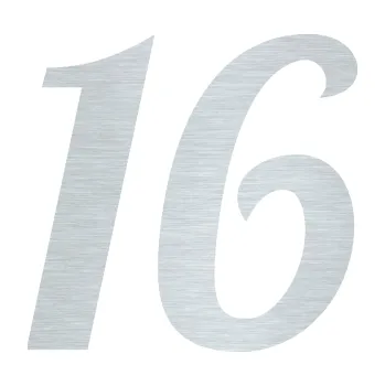 Polep vozidla Startovní číslo 16 typ 3 (61 - škrábaný hliník) SAMOLEPKA NA AUTO, NÁLEPKA, FÓLIE, POLEP, TUNING, VLASTNÍ TEXT, TISK, AUTOSAMOLEPKY.cz, POLEPY, OBRÁZEK, LOGO, 3D STICKERS