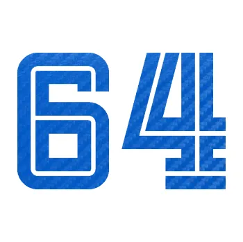 Polep vozidla Startovní číslo 64 typ 7 (57 - 3D karbon modrý) SAMOLEPKA NA AUTO, NÁLEPKA, FÓLIE, POLEP, TUNING, VLASTNÍ TEXT, TISK, AUTOSAMOLEPKY.cz, POLEPY, OBRÁZEK, LOGO, 3D STICKERS