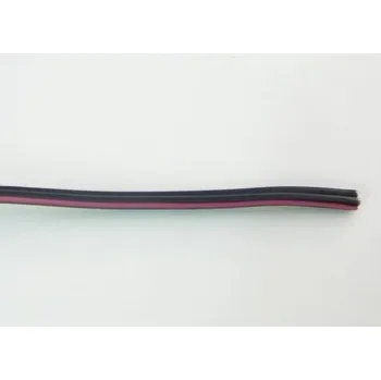 elektrický kabel Kabel černý 2x0,5mm