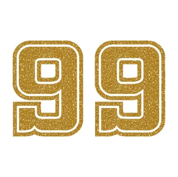 Polep vozidla Startovní číslo 99 typ 5 (92 - Ultra Metalic zlatá) SAMOLEPKA NA AUTO, NÁLEPKA, FÓLIE, POLEP, TUNING, VLASTNÍ TEXT, TISK, AUTOSAMOLEPKY.cz, POLEPY, OBRÁZEK, LOGO, 3D STICKERS