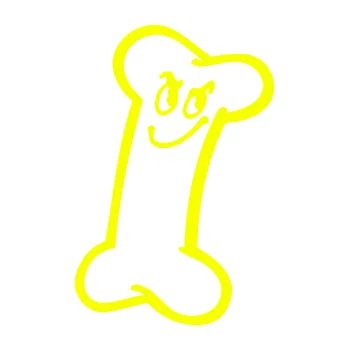 Samolepicí dekorace na vozidlo Veselá kostička 001 pravá (70 - Fluorescentní žlutá) SAMOLEPKA NA AUTO, NÁLEPKA, FÓLIE, POLEP, TUNING, VLASTNÍ TEXT, TISK, AUTOSAMOLEPKY.cz, POLEPY, OBRÁZEK, LOGO, 3D STICKERS