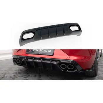 Autodíl Zadní difuzor Cupra Leon Hatchback Mk1 černý lesklý plast