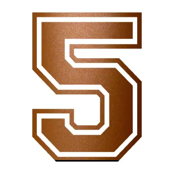 Polep vozidla Startovní číslo 5 typ 4 (44 - měděná metalíza) SAMOLEPKA NA AUTO, NÁLEPKA, FÓLIE, POLEP, TUNING, VLASTNÍ TEXT, TISK, AUTOSAMOLEPKY.cz, POLEPY, OBRÁZEK, LOGO, 3D STICKERS