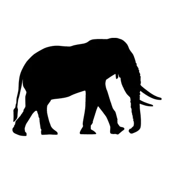 Samolepící dekorace SAMOLEPKA Slon 002 pravá (01 - černá) NA AUTO, NÁLEPKA, FÓLIE, POLEP, TUNING, VLASTNÍ TEXT, TISK, AUTOSAMOLEPKY.cz, POLEPY, OBRÁZEK, LOGO, SAMOLEPKY