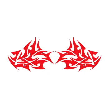 Polep vozidla SAMOLEPKA Tetování 198 (10 - červená) NA AUTO, NÁLEPKA, FÓLIE, POLEP, TUNING, VLASTNÍ TEXT, TISK, AUTOSAMOLEPKY.cz, POLEPY, OBRÁZEK, LOGO, SAMOLEPKY