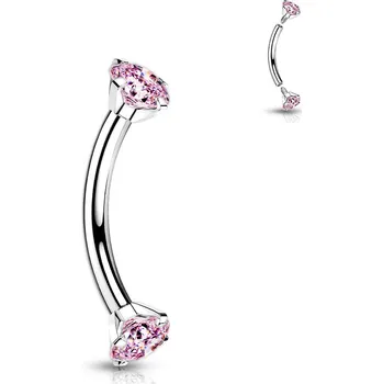 Piercing Šperky4U Piercing do obočí TITAN - TIT1131P-12083