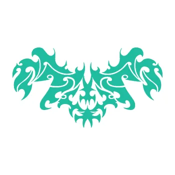 Polep vozidla Tetování 193 (25 - tyrkysová) SAMOLEPKA NA AUTO, NÁLEPKA, FÓLIE, POLEP, TUNING, VLASTNÍ TEXT, TISK, AUTOSAMOLEPKY.cz, POLEPY, OBRÁZEK, LOGO, 3D STICKERS