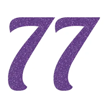 Polep vozidla SAMOLEPKA Startovní číslo 77 typ 3 (87 - Ultra Metalic fialová) NA AUTO, NÁLEPKA, FÓLIE, POLEP, TUNING, VLASTNÍ TEXT, TISK, AUTOSAMOLEPKY.cz, POLEPY, OBRÁZEK, LOGO, SAMOLEPKY