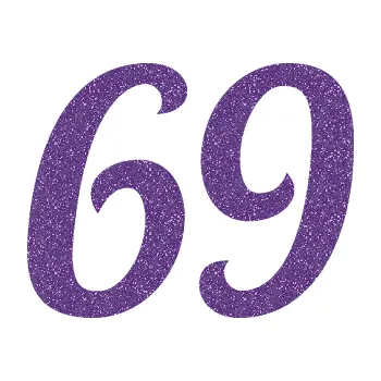 Polep vozidla SAMOLEPKA Startovní číslo 69 typ 3 (87 - Ultra Metalic fialová) NA AUTO, NÁLEPKA, FÓLIE, POLEP, TUNING, VLASTNÍ TEXT, TISK, AUTOSAMOLEPKY.cz, POLEPY, OBRÁZEK, LOGO, SAMOLEPKY