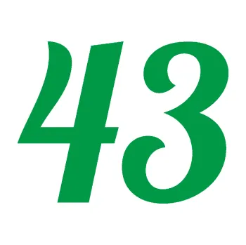 Polep vozidla Startovní číslo 43 typ 3 (12 - zelená) SAMOLEPKA NA AUTO, NÁLEPKA, FÓLIE, POLEP, TUNING, VLASTNÍ TEXT, TISK, AUTOSAMOLEPKY.cz, POLEPY, OBRÁZEK, LOGO, 3D STICKERS