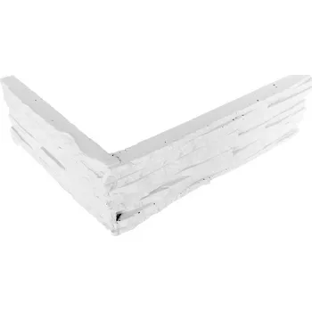 Obklad KORSIKA roh bílá