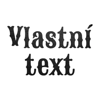Polep vozidla Vlastní text - Sancreek (63 - škrábaný kov černý) SAMOLEPKA NA AUTO, NÁLEPKA, FÓLIE, POLEP, TUNING, VLASTNÍ TEXT, TISK, AUTOSAMOLEPKY.cz, POLEPY, OBRÁZEK, LOGO, 3D STICKERS