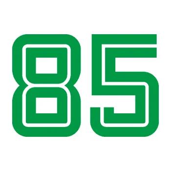 Polep vozidla Startovní číslo 85 typ 7 (12 - zelená) SAMOLEPKA NA AUTO, NÁLEPKA, FÓLIE, POLEP, TUNING, VLASTNÍ TEXT, TISK, AUTOSAMOLEPKY.cz, POLEPY, OBRÁZEK, LOGO, 3D STICKERS
