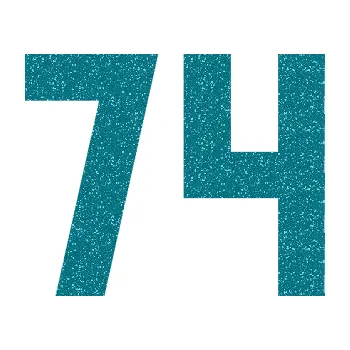 Polep vozidla Startovní číslo 74 (92 - Ultra Metalic tyrkysová) SAMOLEPKA NA AUTO, NÁLEPKA, FÓLIE, POLEP, TUNING, VLASTNÍ TEXT, TISK, AUTOSAMOLEPKY.cz, POLEPY, OBRÁZEK, LOGO, 3D STICKERS