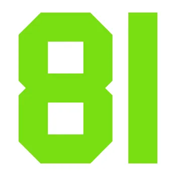 Polep vozidla Startovní číslo 81 (04 - zelená kawasaki) SAMOLEPKA NA AUTO, NÁLEPKA, FÓLIE, POLEP, TUNING, VLASTNÍ TEXT, TISK, AUTOSAMOLEPKY.cz, POLEPY, OBRÁZEK, LOGO, 3D STICKERS