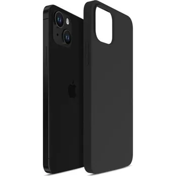 Pouzdro na mobilní telefon 3mk ochranný kryt HARDY Silicone MagCase pro Apple iPhone 15, Graphite 5903108527286