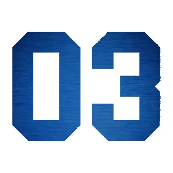 Polep vozidla Startovní číslo 03 (65 - škrábaný kov modrý) SAMOLEPKA NA AUTO, NÁLEPKA, FÓLIE, POLEP, TUNING, VLASTNÍ TEXT, TISK, AUTOSAMOLEPKY.cz, POLEPY, OBRÁZEK, LOGO, 3D STICKERS