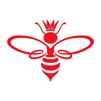 Samolepící dekorace SAMOLEPKA Včela 004 královna (10 - červená) NA AUTO, NÁLEPKA, FÓLIE, POLEP, TUNING, VLASTNÍ TEXT, TISK, AUTOSAMOLEPKY.cz, POLEPY, OBRÁZEK, LOGO, SAMOLEPKY