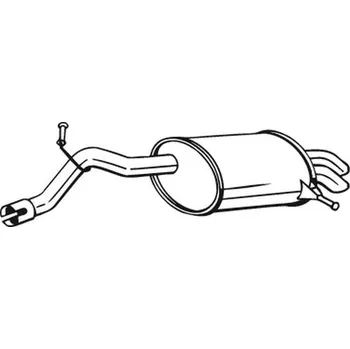 Výfukový systém Zadní tlumič výfuku BOSAL 190-193