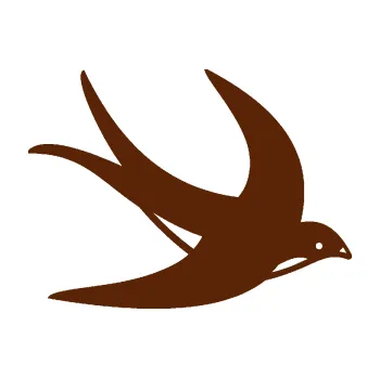 Samolepicí dekorace na vozidlo Vlaštovka 004 pravá (15 - hnědá) SAMOLEPKA NA AUTO, NÁLEPKA, FÓLIE, POLEP, TUNING, VLASTNÍ TEXT, TISK, AUTOSAMOLEPKY.cz, POLEPY, OBRÁZEK, LOGO, 3D STICKERS