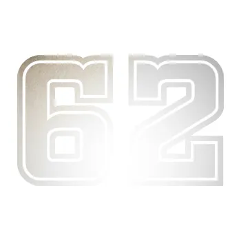 Polep vozidla SAMOLEPKA Startovní číslo 62 typ 5 (82 - odrazková reflexní bílá) NA AUTO, NÁLEPKA, FÓLIE, POLEP, TUNING, VLASTNÍ TEXT, TISK, AUTOSAMOLEPKY.cz, POLEPY, OBRÁZEK, LOGO, SAMOLEPKY