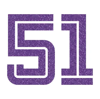 Polep vozidla SAMOLEPKA Startovní číslo 51 typ 7 (87 - Ultra Metalic fialová) NA AUTO, NÁLEPKA, FÓLIE, POLEP, TUNING, VLASTNÍ TEXT, TISK, AUTOSAMOLEPKY.cz, POLEPY, OBRÁZEK, LOGO, SAMOLEPKY