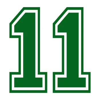 Polep vozidla Startovní číslo 11 typ 4 (20 - tmavě zelená) SAMOLEPKA NA AUTO, NÁLEPKA, FÓLIE, POLEP, TUNING, VLASTNÍ TEXT, TISK, AUTOSAMOLEPKY.cz, POLEPY, OBRÁZEK, LOGO, 3D STICKERS