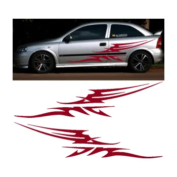 Polep vozidla SAMOLEPKA Samolepka na bok tattoo 082 (07 - bordó vínová) NA AUTO, NÁLEPKA, FÓLIE, POLEP, TUNING, VLASTNÍ TEXT, TISK, AUTOSAMOLEPKY.cz, POLEPY, OBRÁZEK, LOGO, SAMOLEPKY