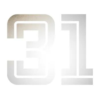 Polep vozidla Startovní číslo 31 typ 7 (82 - odrazková reflexní bílá) SAMOLEPKA NA AUTO, NÁLEPKA, FÓLIE, POLEP, TUNING, VLASTNÍ TEXT, TISK, AUTOSAMOLEPKY.cz, POLEPY, OBRÁZEK, LOGO, 3D STICKERS